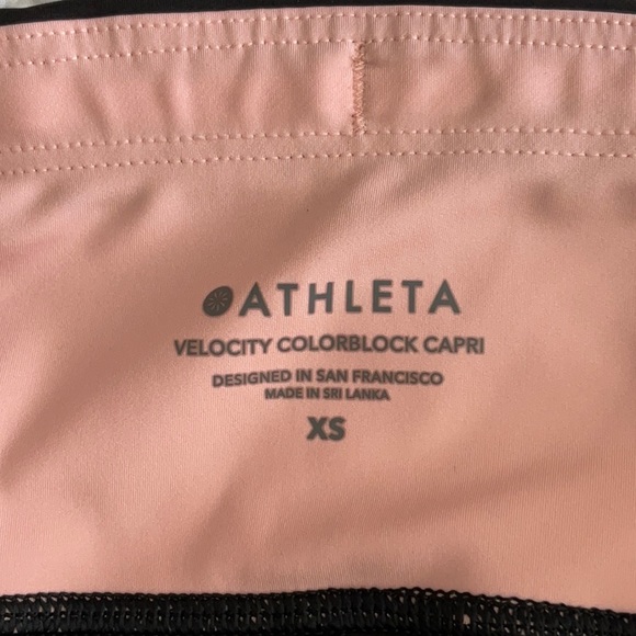 Athleta Velocity Colorblock Capri - Picture 4 of 7